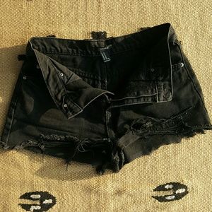 Distress Mini Shorts